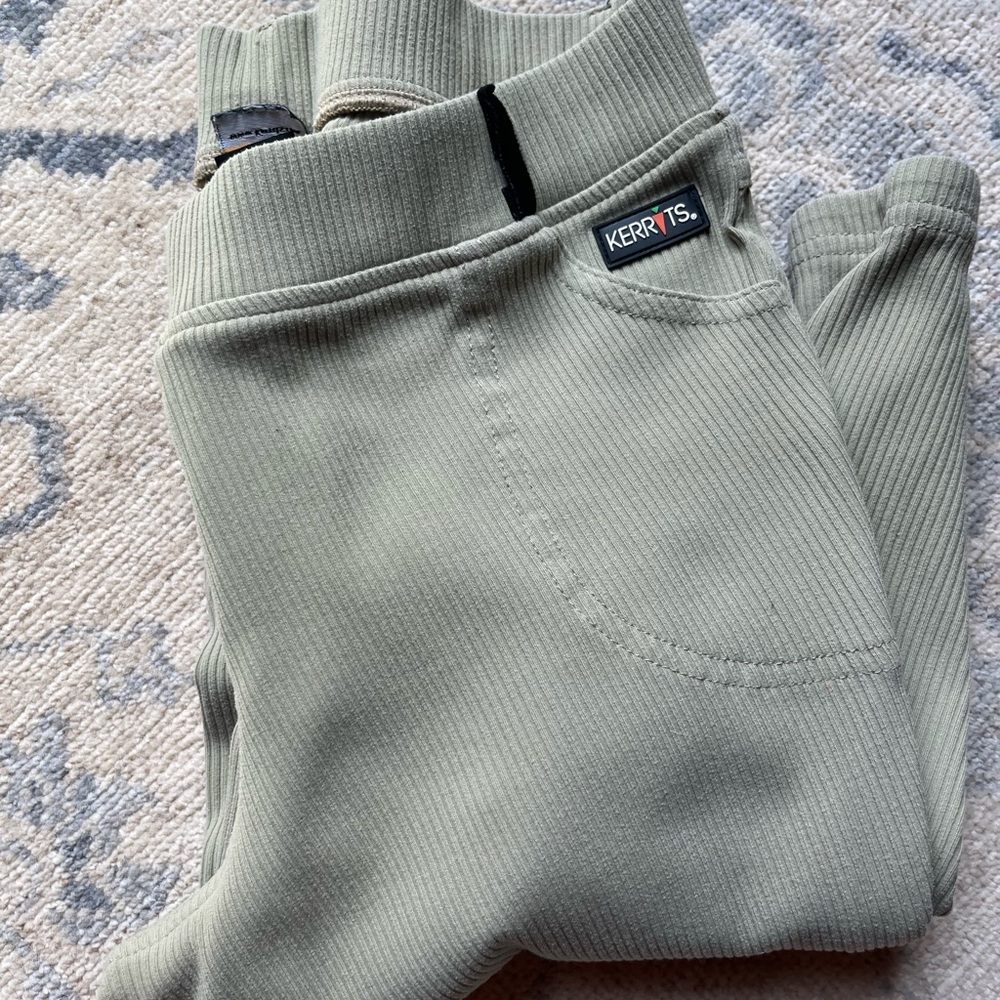 Kerrits Ribbed Knee Patch Riding Tights VGUC